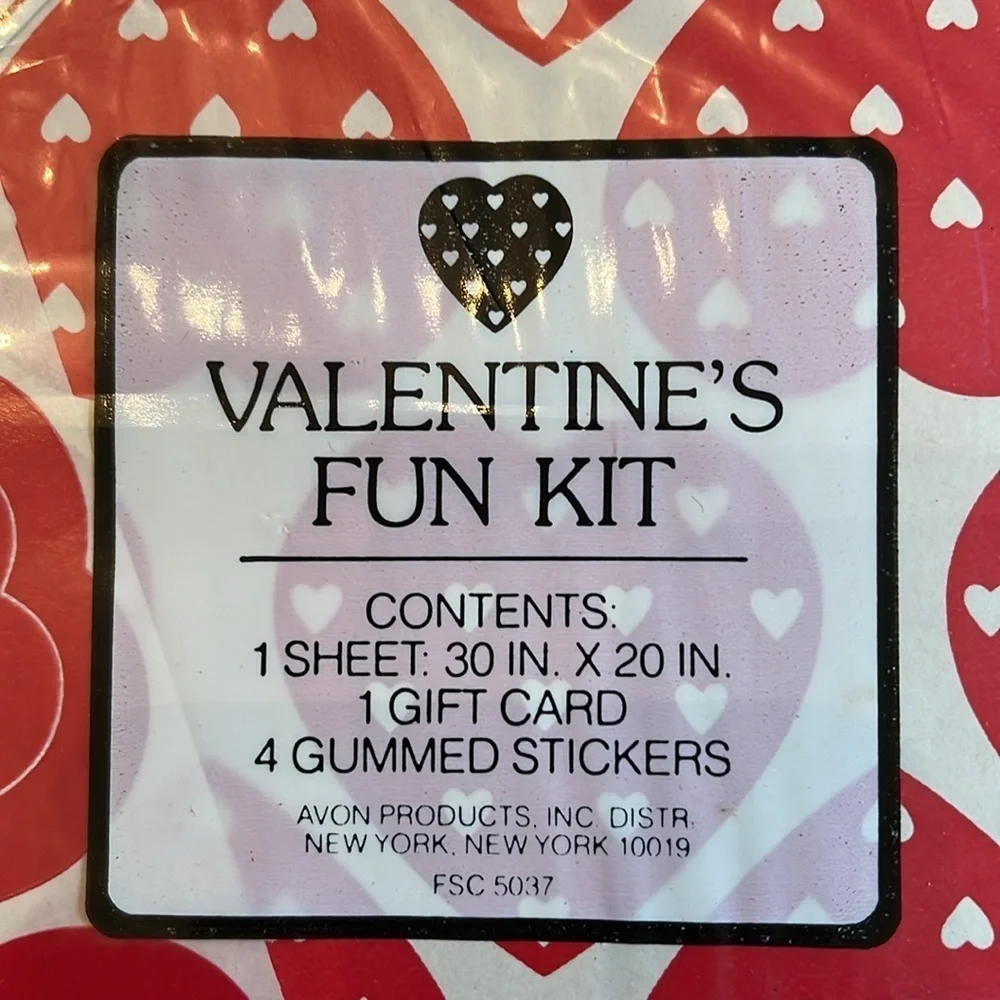Avon vintage valentine